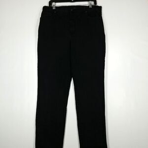 Sonoma Jeans Women's Size 16 Average Life and Style Black Denim Straight Leg